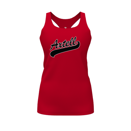 [FT0TRBRD-FYS-LOGO1] Decker Racerback Tank Top (Female Youth S, Red, Logo 1)