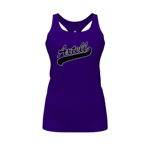[CUS-DFW-RCBK-PER-PUR-FYS-LOGO1] Racerback Tank Top (Female Youth S, Purple, Logo 1)