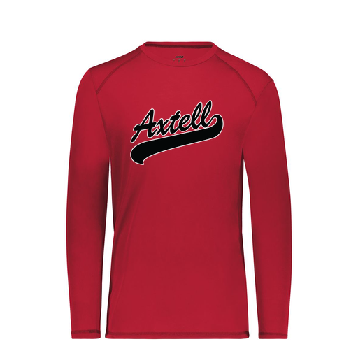[6845.083.S-LOGO1] Men's SoftTouch Long Sleeve (Adult S, Red, Logo 1)