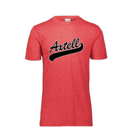 [FTSCUBRD-YS-LOGO1] Decker Youth Tri-Blend T-Shirt - Short Sleeve (Youth S, Red, Logo 1)