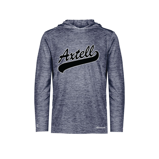 [FOLHCGNV-AS-LOGO1] Decker Men's Charge Hoodie (Adult S, Navy, Logo 1)