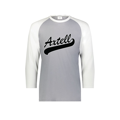 [6879.74S.S-LOGO1] Men's Vintage 3/4 Sleeve T-Shirt (Adult S, White, Logo 1)