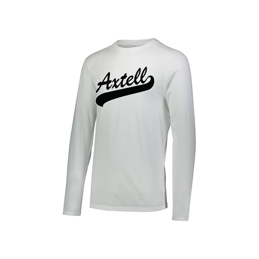[3076.005.S-LOGO1] Youth LS Ultra-blend T-Shirt (Youth S, White, Logo 1)